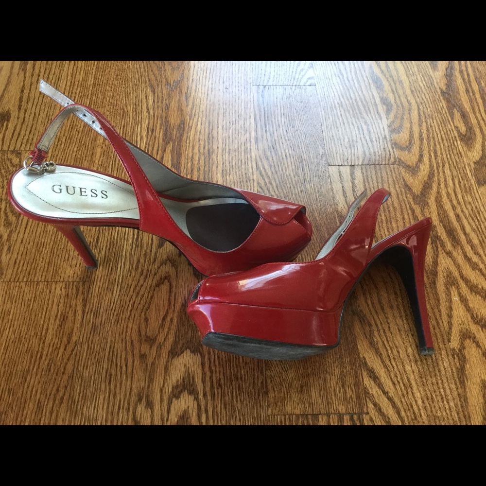 Guess platform heels